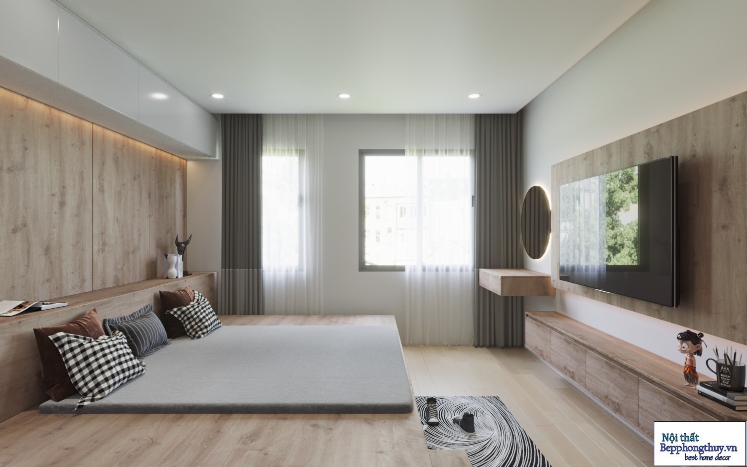 Thiết kế nội thất nhà phố Móng Cái 5